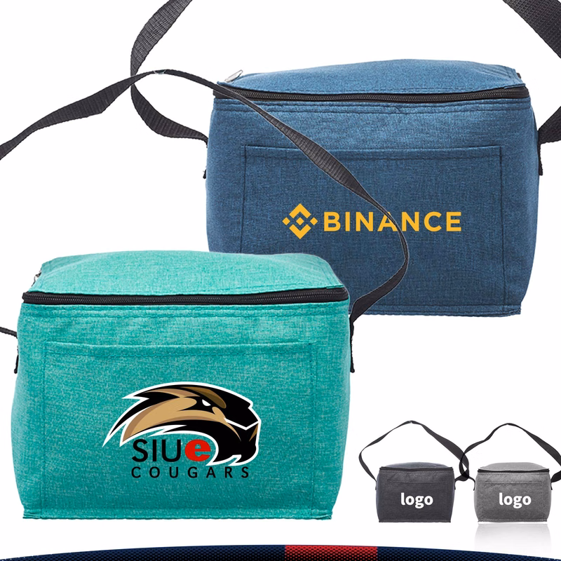 Lilia Insulated Heathered Lunch Bags
