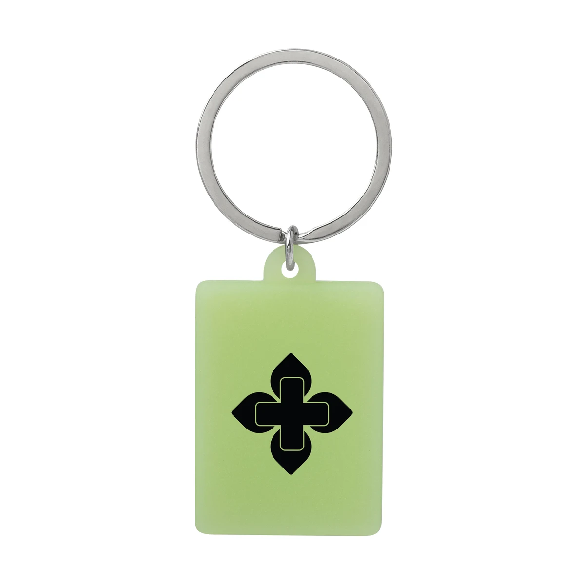 Eco Silicone Glow in the Dark Keychains - Rectangle 1