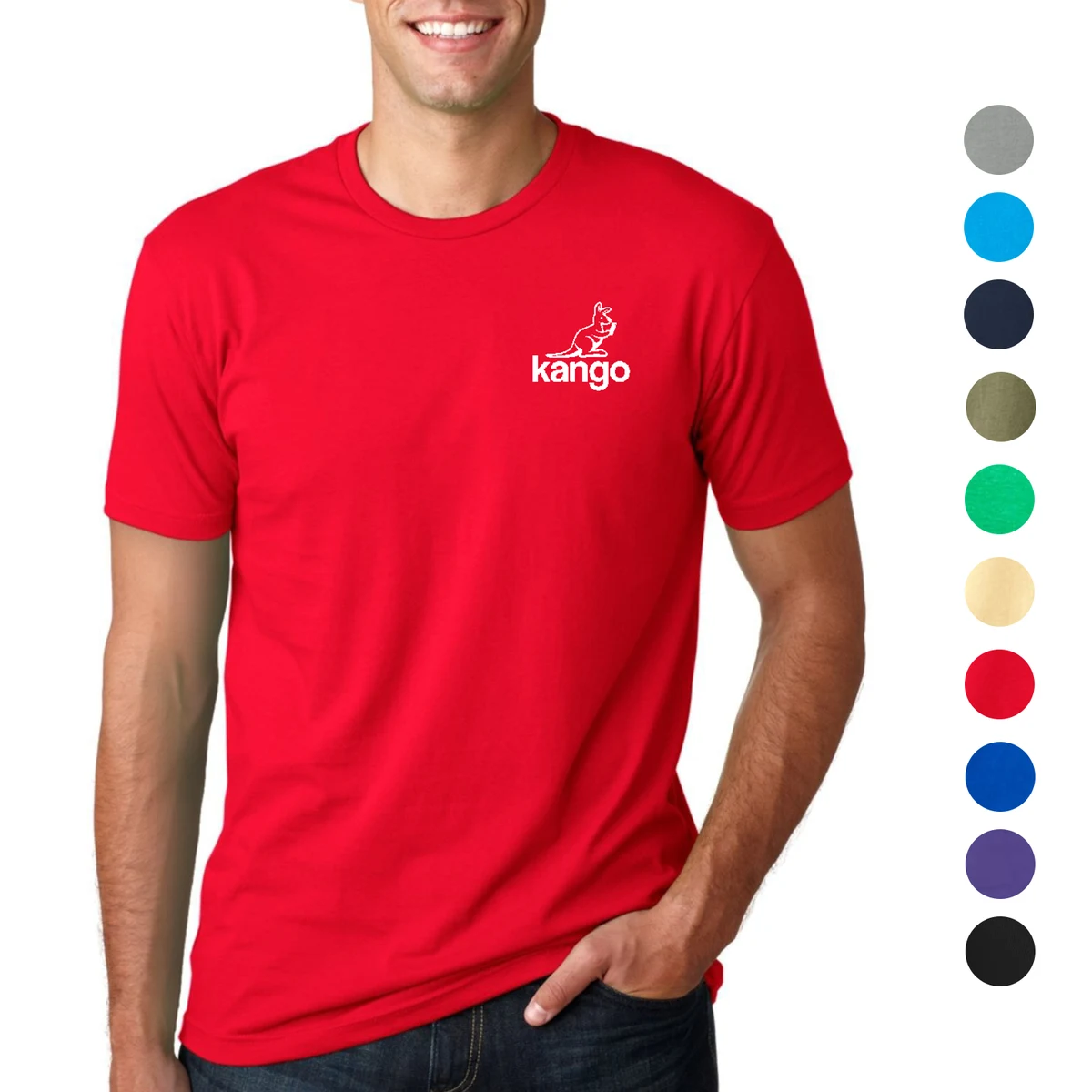 Next Level 4.3 oz. 100% Combed Cotton Mens Half-Sleeve T-shirts 1