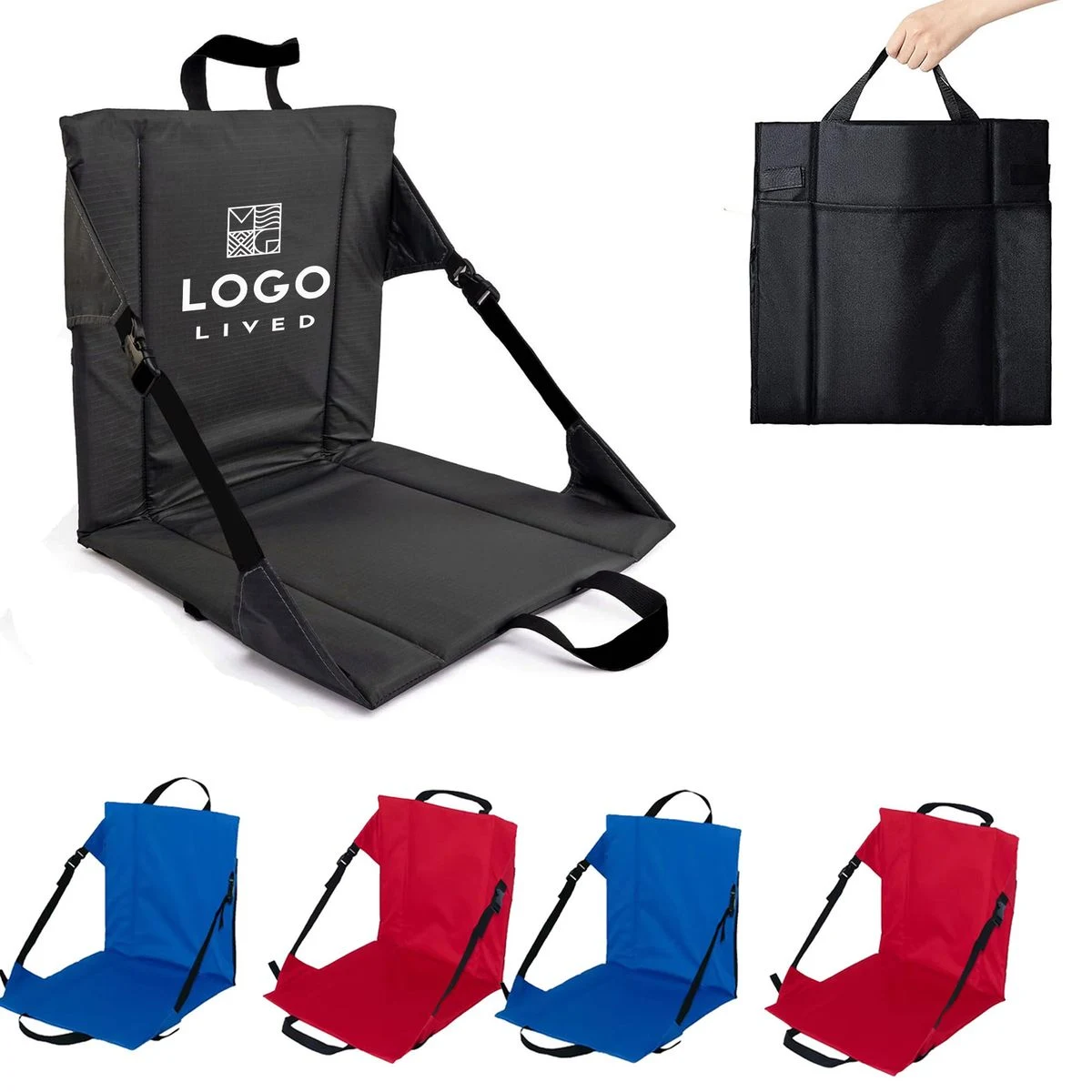 Bleacher Portable Seats w/Backrests 1
