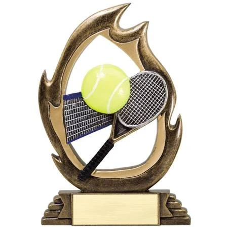 7 1/4" Tall Tennis Flame Series Award 1