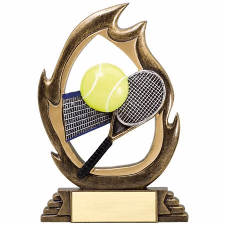 7 1/4" Tall Tennis Flame Series Award
