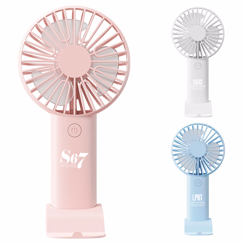 Rechargeable Handheld Fan With Stand