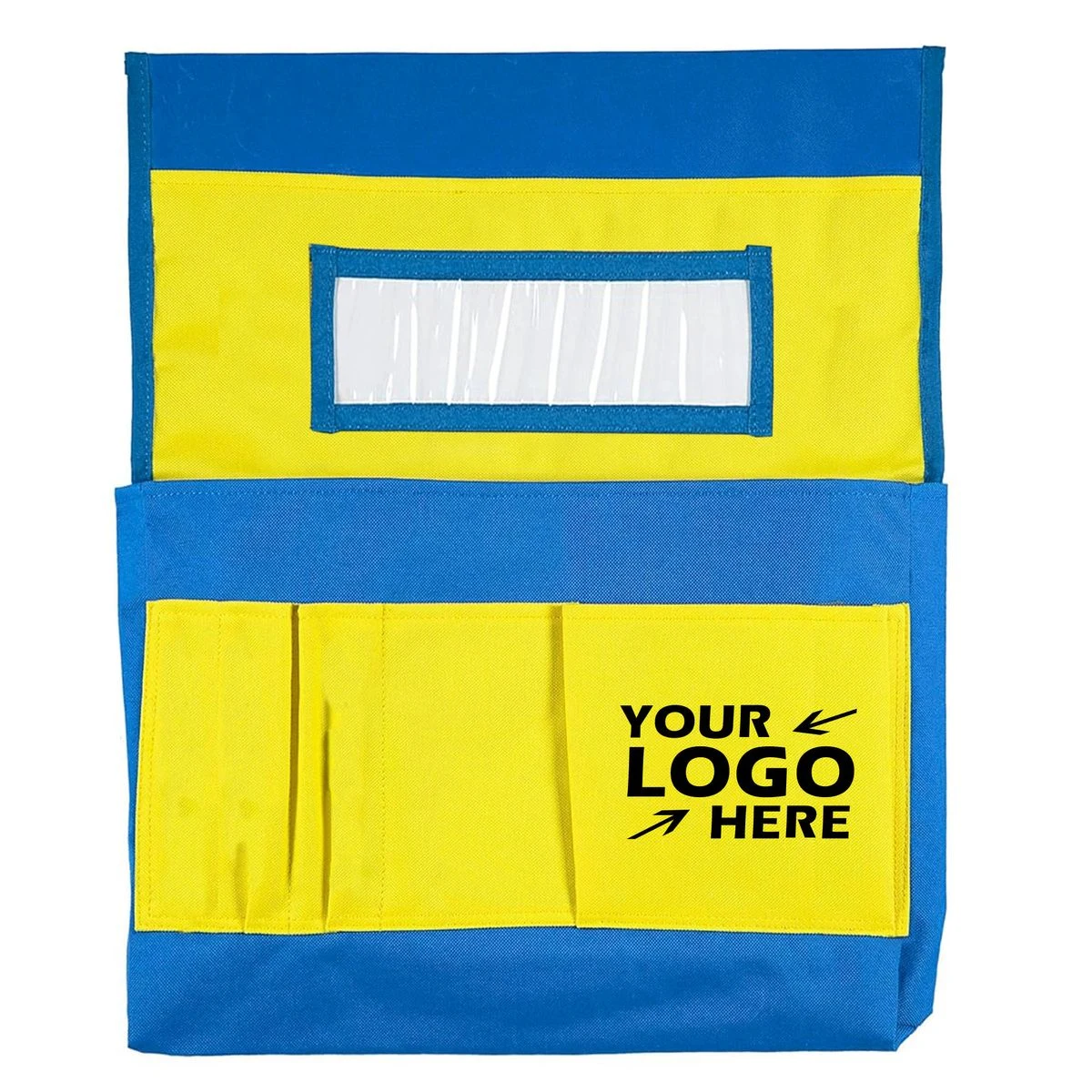 Classroom Chair Back Organizer Pockets with Label Slots 1