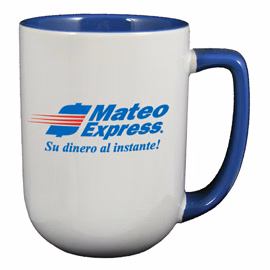 17 oz. Light Blue Arlen mug