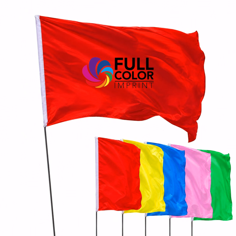 3X5 FT  Full Color Double-Sided Flag MOQ 10