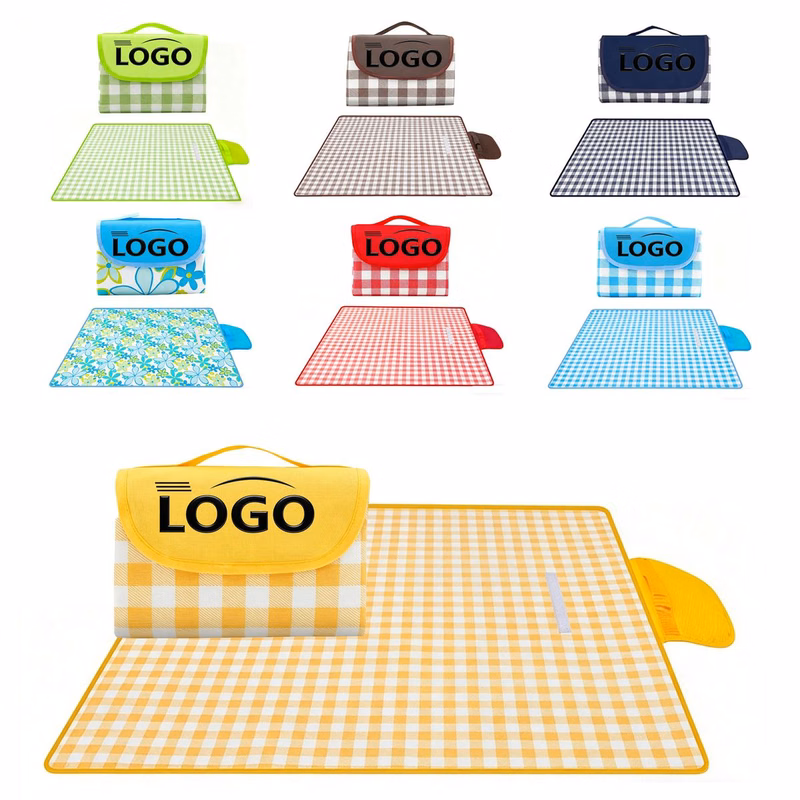 6.56 Ft Waterproof Portable Picnic Mat (MOQ 10) With Custom