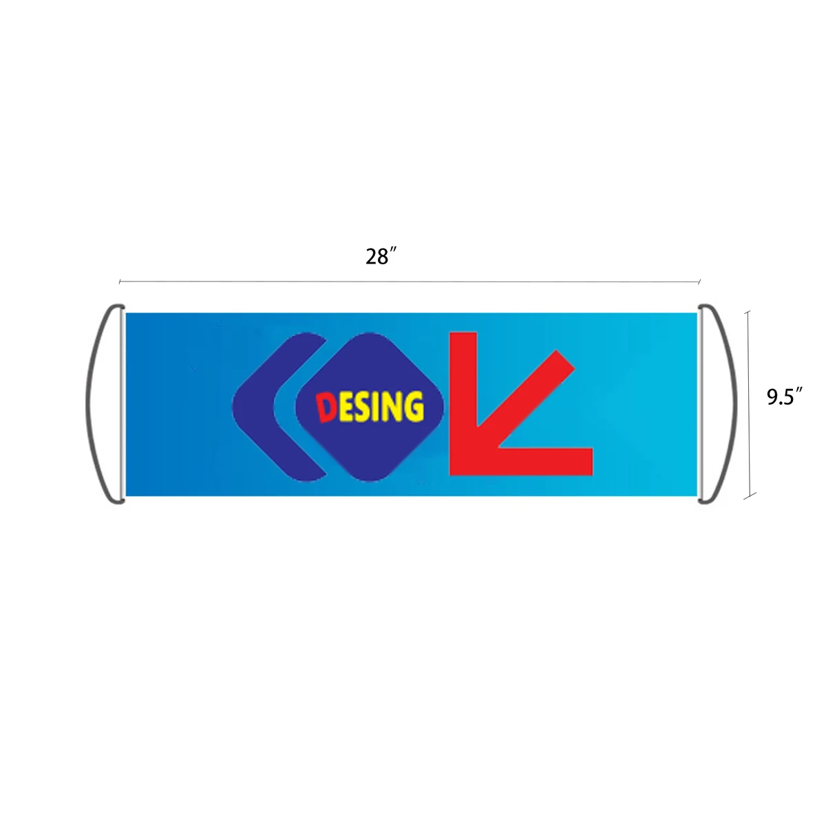 Retractable Full Color Hand Held Scrolling Banner 1
