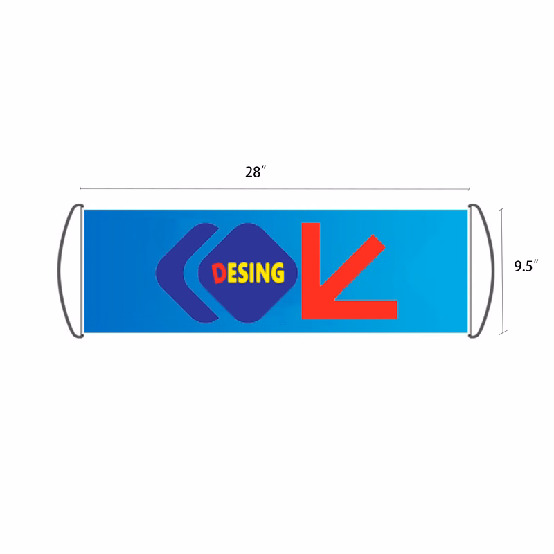 Retractable Full Color Hand Held Scrolling Banner