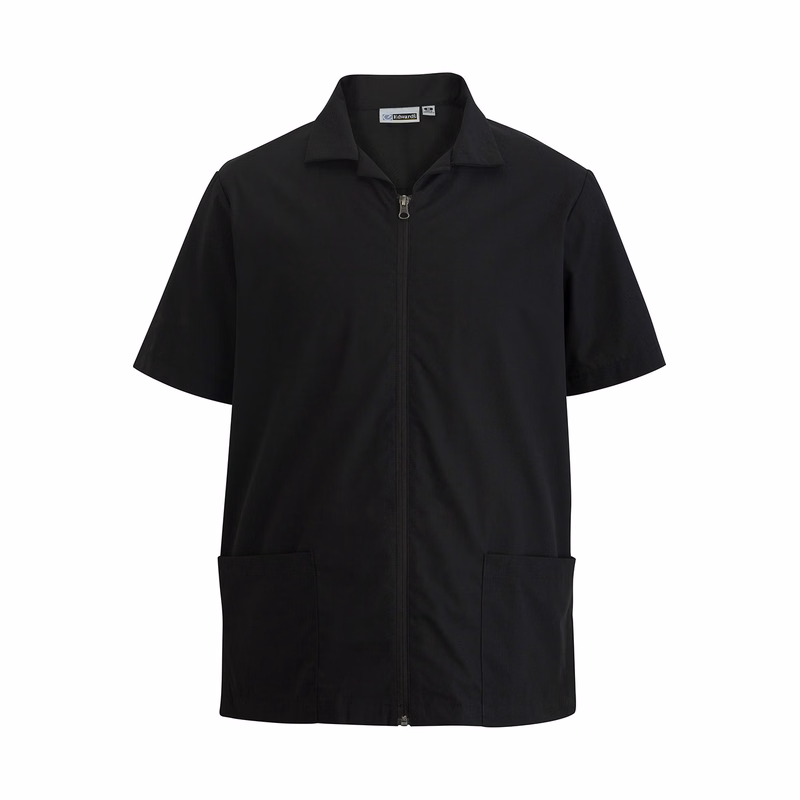 Essential Mens Zip Front Shirt
