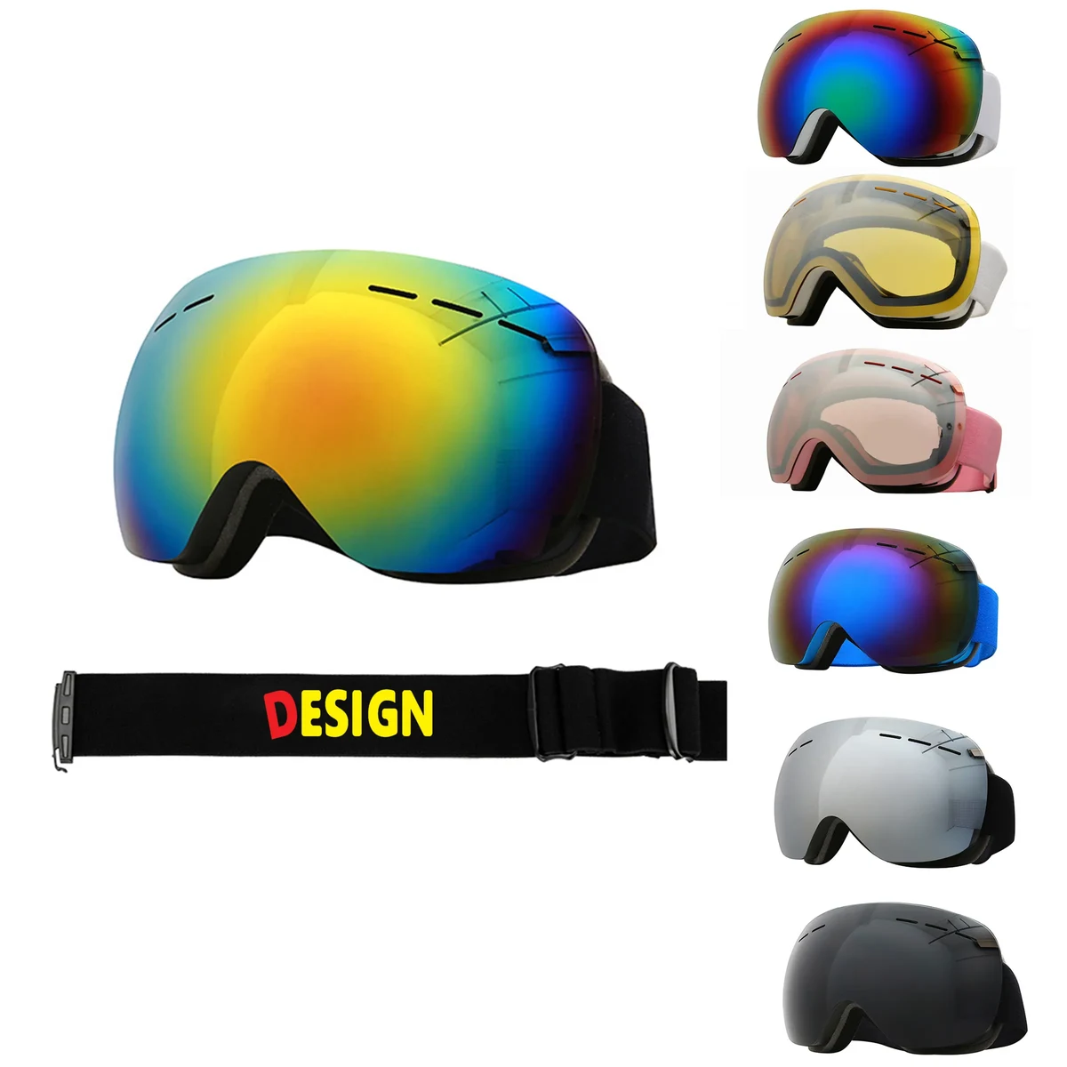 UV Protection Anti fog Ski Goggles 1