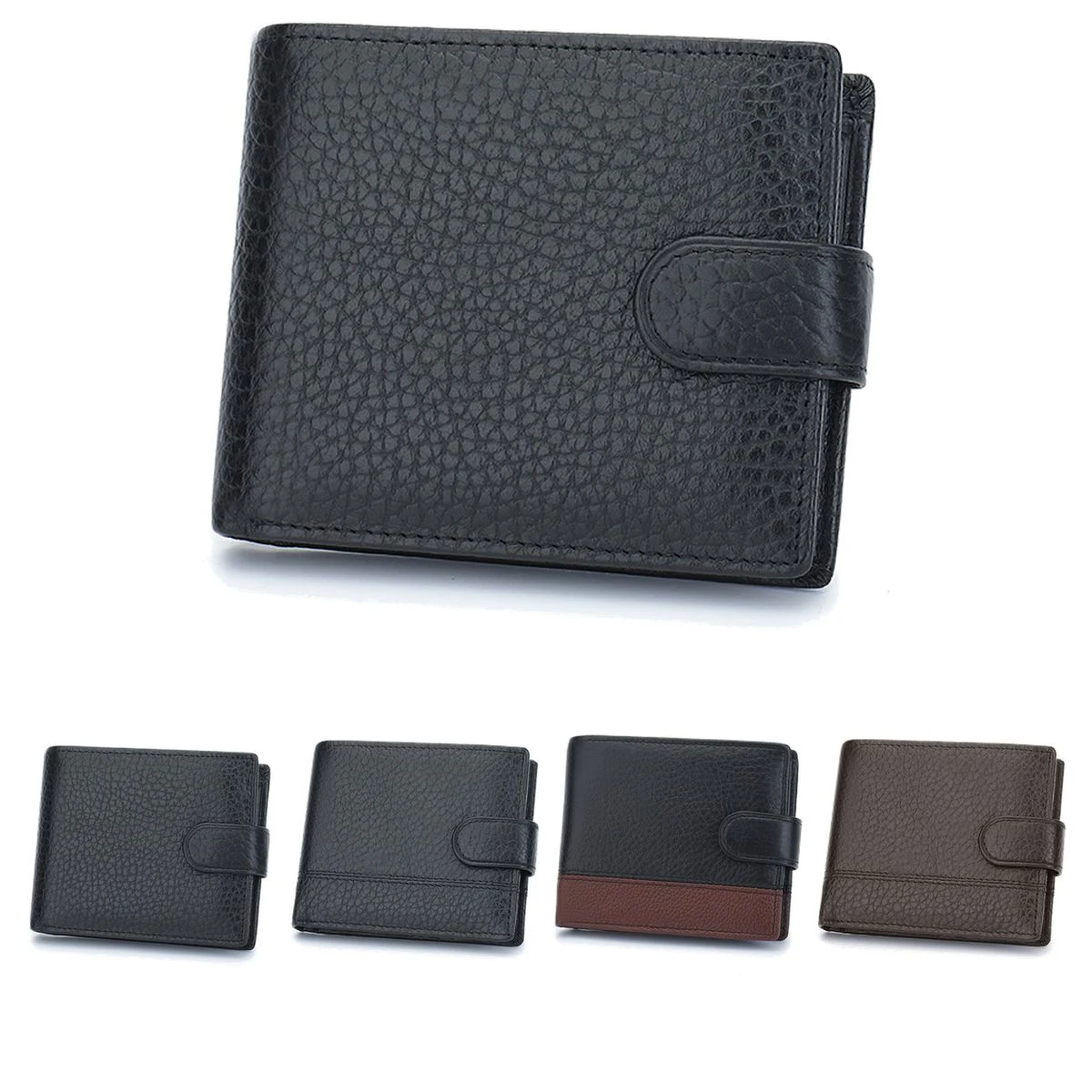 Stitched Mini Wallet for ID and Folded Cash 1
