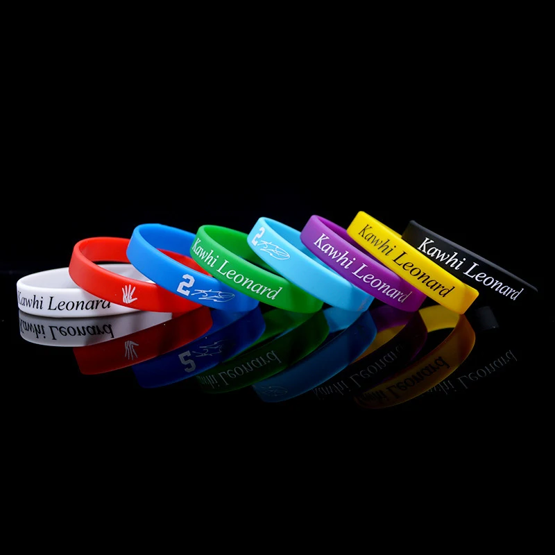 Screen Printed Silicone Wristband 1