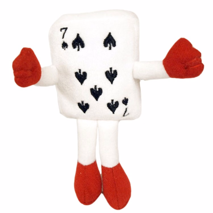 6" Seven Playing Card