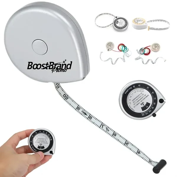 Custom Retractable Health Tape Measure with BMI & Body Fat Monitor — Corporate Wellness 1
