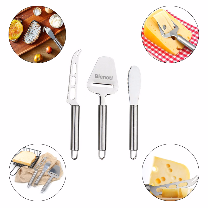 Cheese Knife Set 3-Piece Stainless Steel