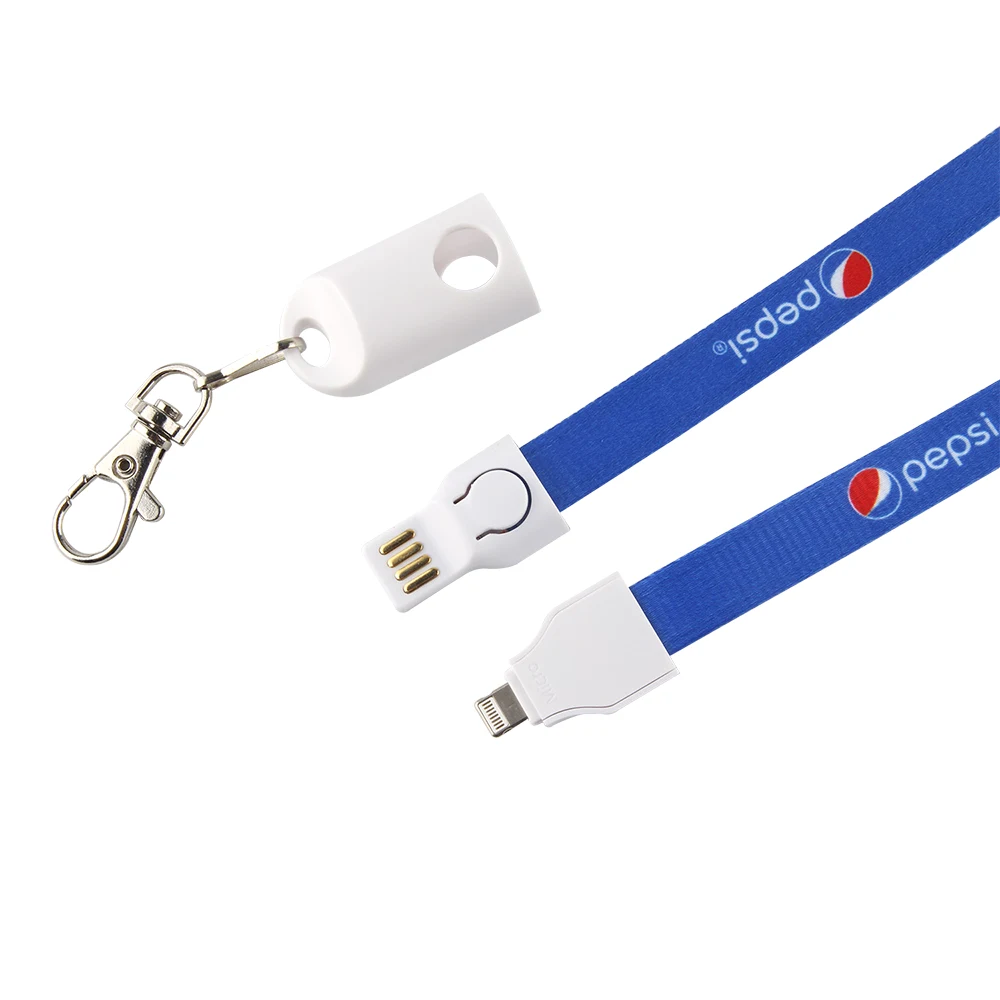 Chester Lanyard, iPhone & Android 2 in 1 Charging Cable 1