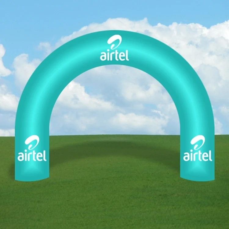 Inflatable Archway - Curved W/ Painted Logo 1