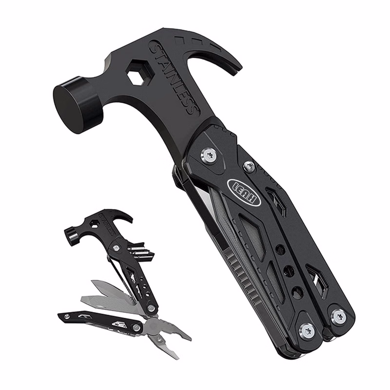 14 In 1 Small Multitool Hammer With Pliers Screwdrivers