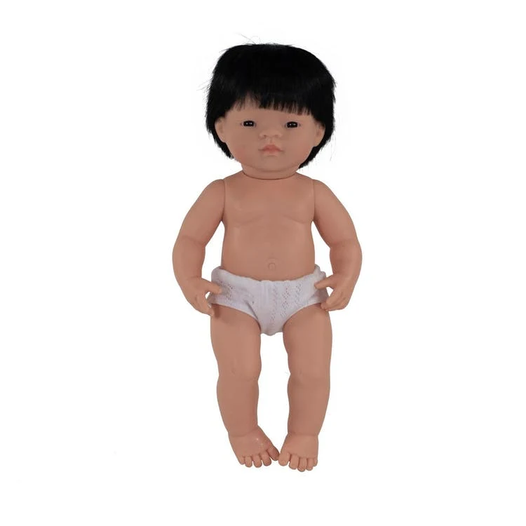 15" Baby Boy Dolls - Black Hair 1