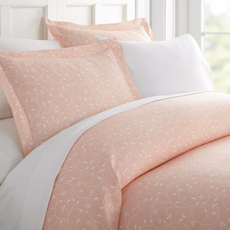 Duvet Cover Sets - Pink Bud Twin 2 Piece