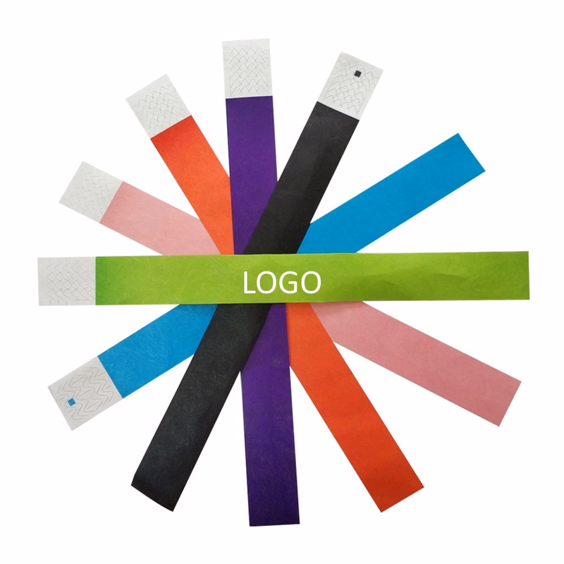 Water-Resistant Paper Wristbands