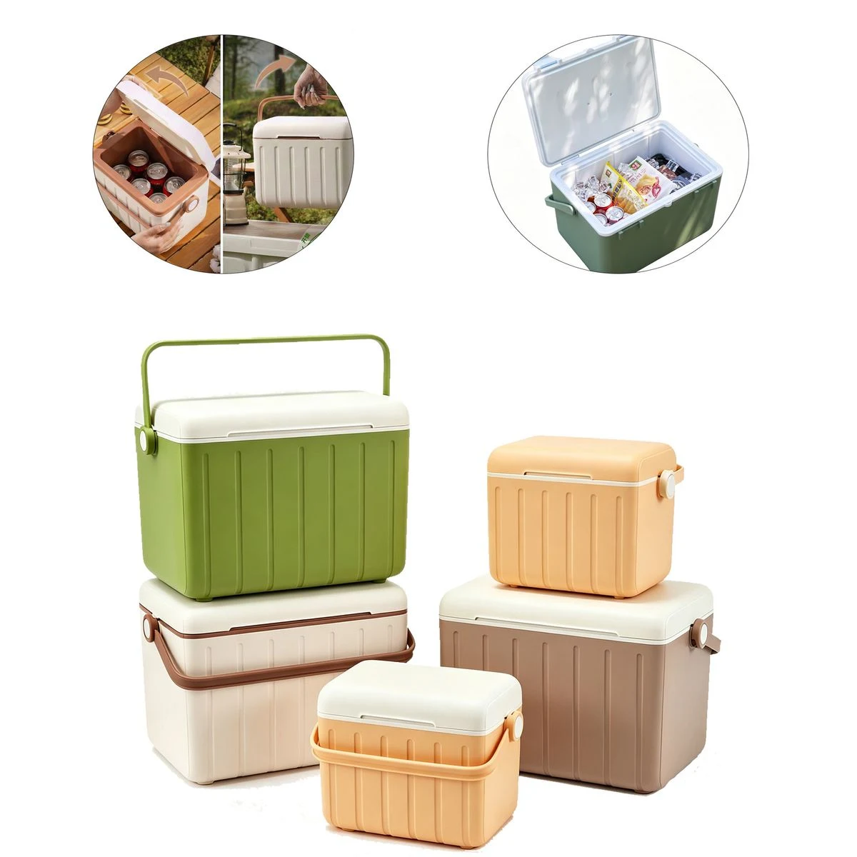 Insulated Cooler 6 Liter Portable With Handles 1