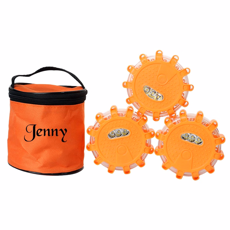3pcs Magnetic LED Traffic Warning Light Set