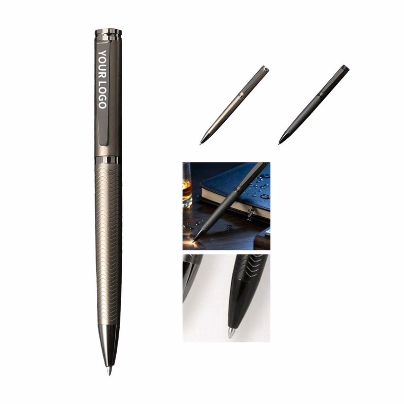 Comfort Grip Metal Twist Pen with Balanced Design