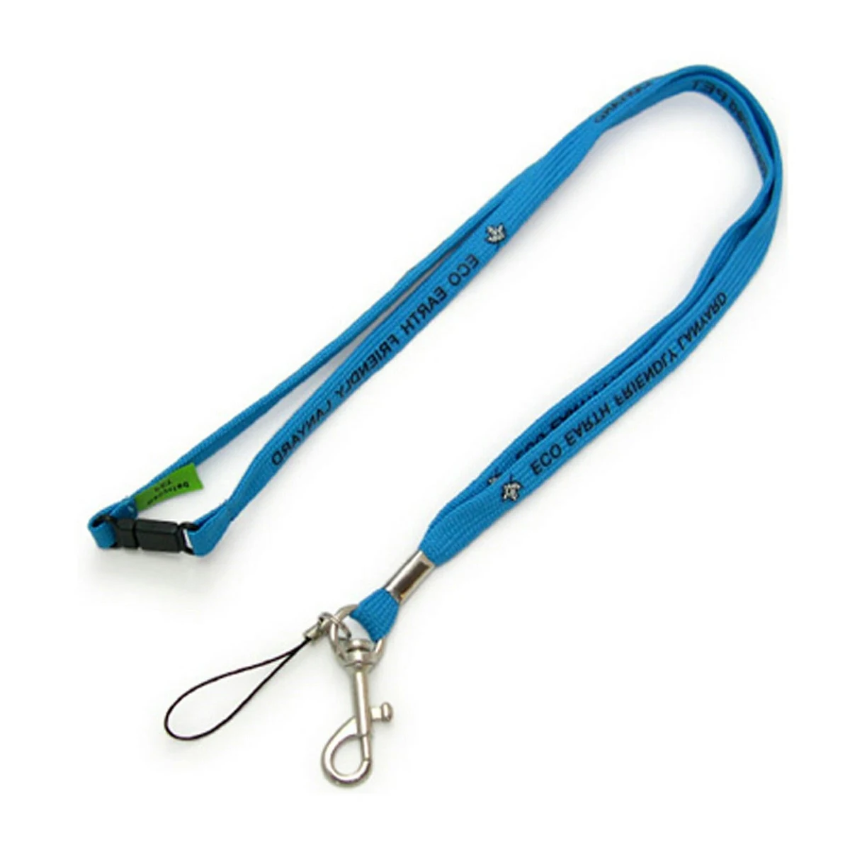 Eco PET Lanyard with silkscreen print - 3/8 inch 1
