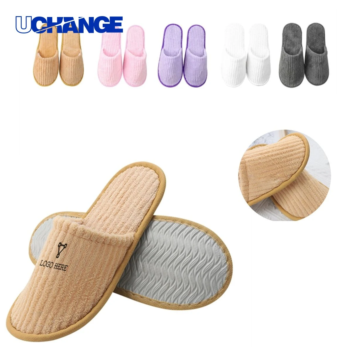 Comfortable Non-Slip Hotel Slippers 1
