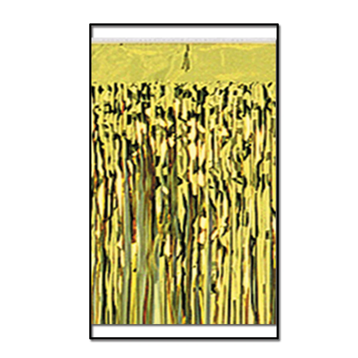 Flame Resistant 2-Ply Metallic Fringe Drapes 1