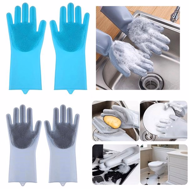 Silicone Dishwashing Gloves for Kitchen