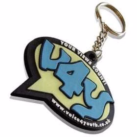4" PVC Key Tag - in 2D
