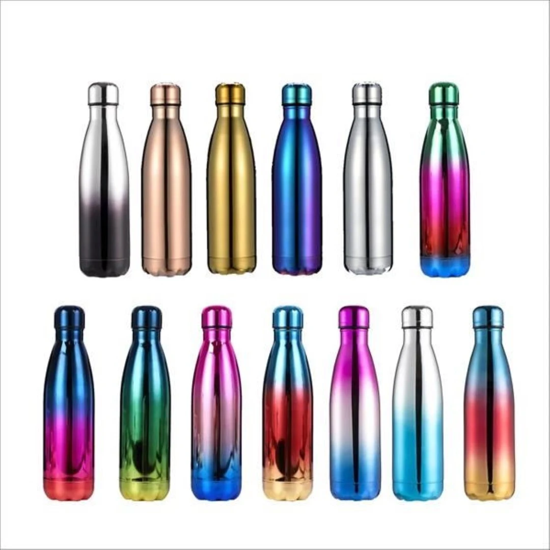 Double Wall Vacuum Insulated Stainless Steel Water Bottle, custom water bottle with logo imprint 1