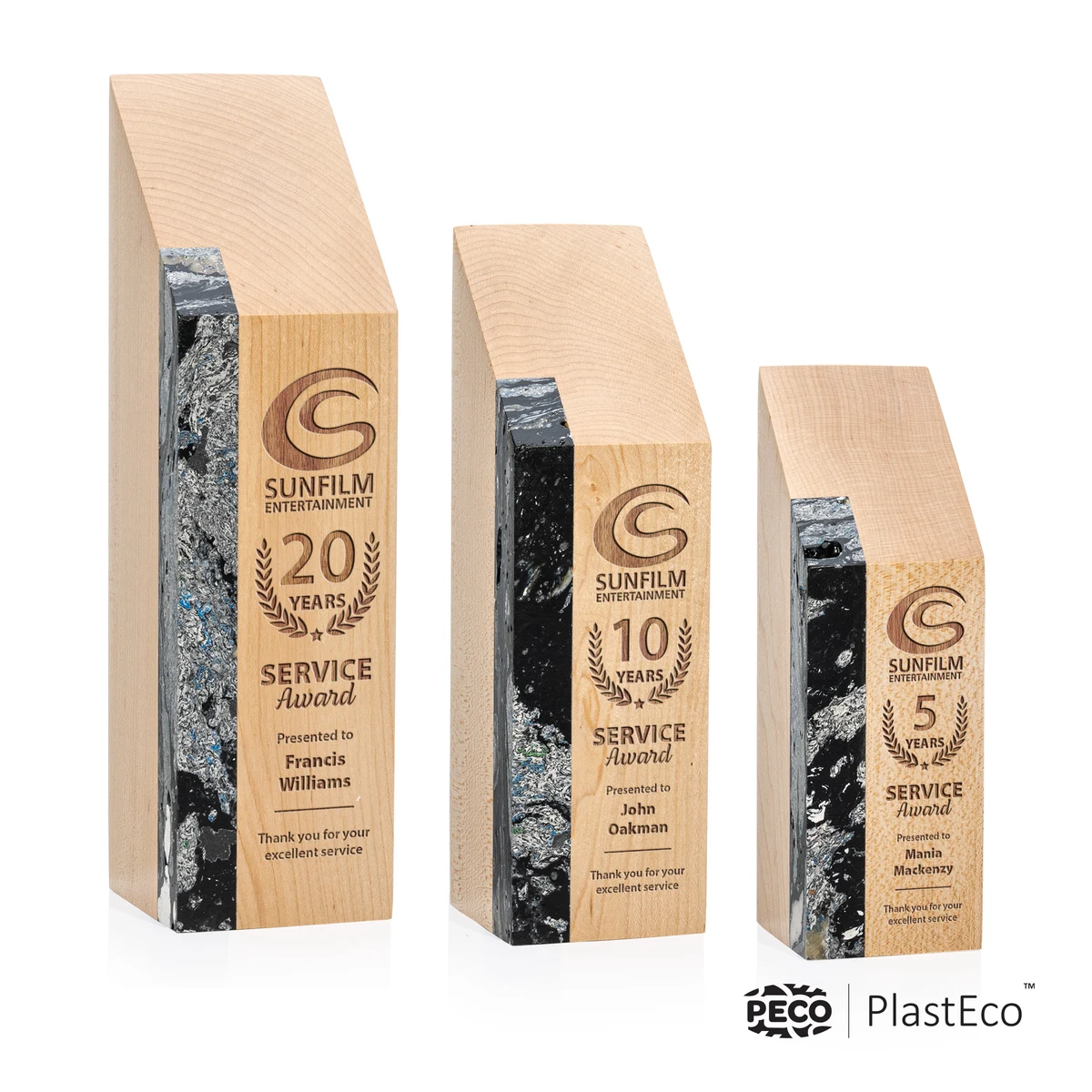Verde PlastEco™ Award - Charcoal 1