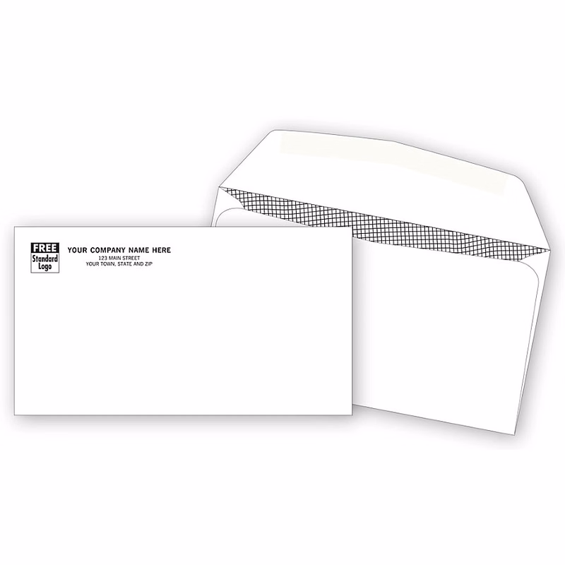 Envelopes, Number 6 3/4 confidential, white