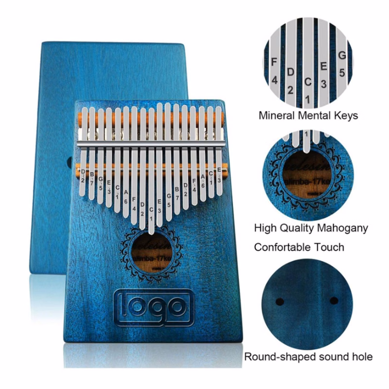 17 Keys Thumb Piano Kalimba