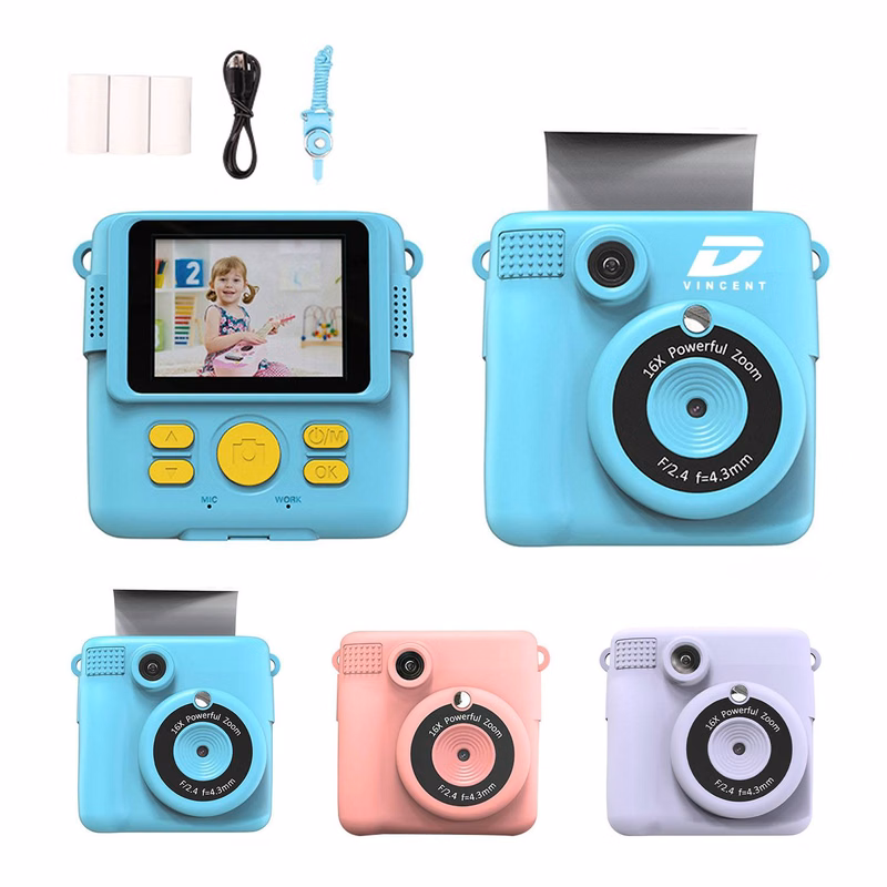 Kids Digital Fun Printing Instant Camera