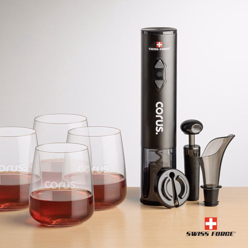 Swiss Force® Opener Set & Dunhill Stemless Wine