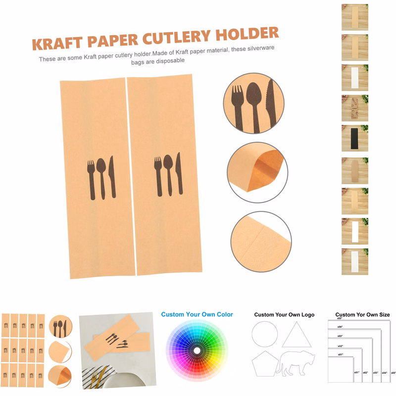 Disposable Cutlery Utensil Holder