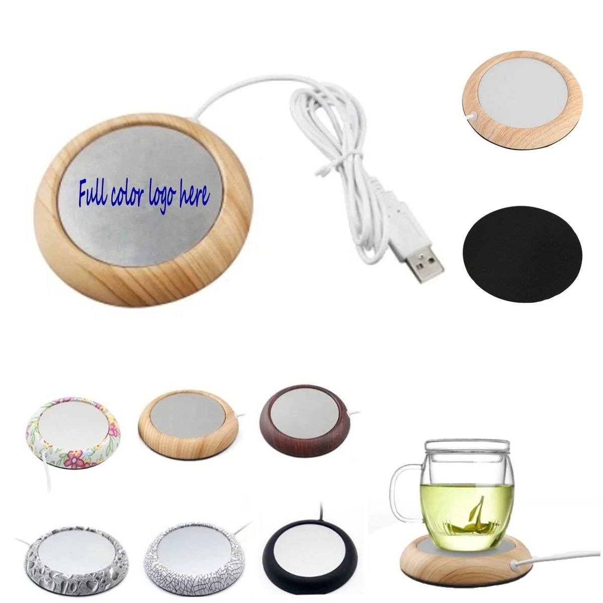 MOQ 50PCS USB Cup Warmer Heating Coaster 1