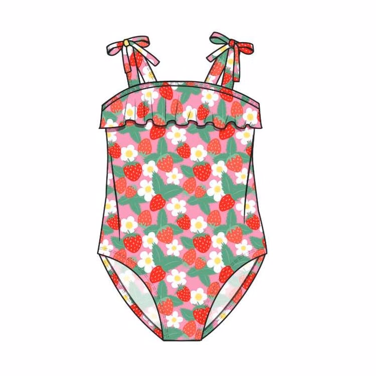 Girls One Piece Swimsuits Size 4-6X