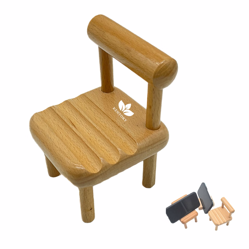 Cell Phone Stand Desktop Wood Chairs