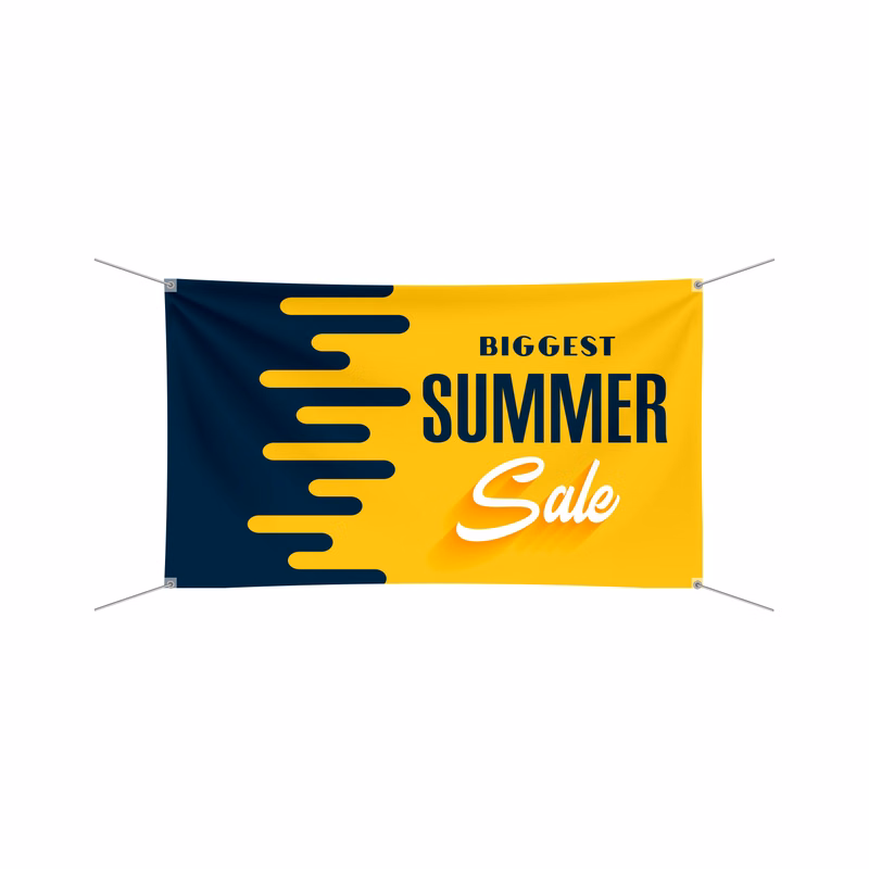 Processed Fabric Banners-Top Pole Pocket (1ftx1ft)