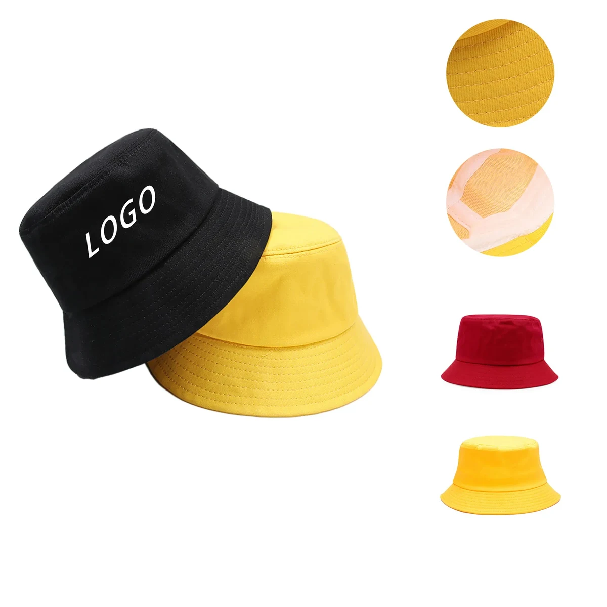Bucket Hat With Logo For Fishing, Gift, Summer 1