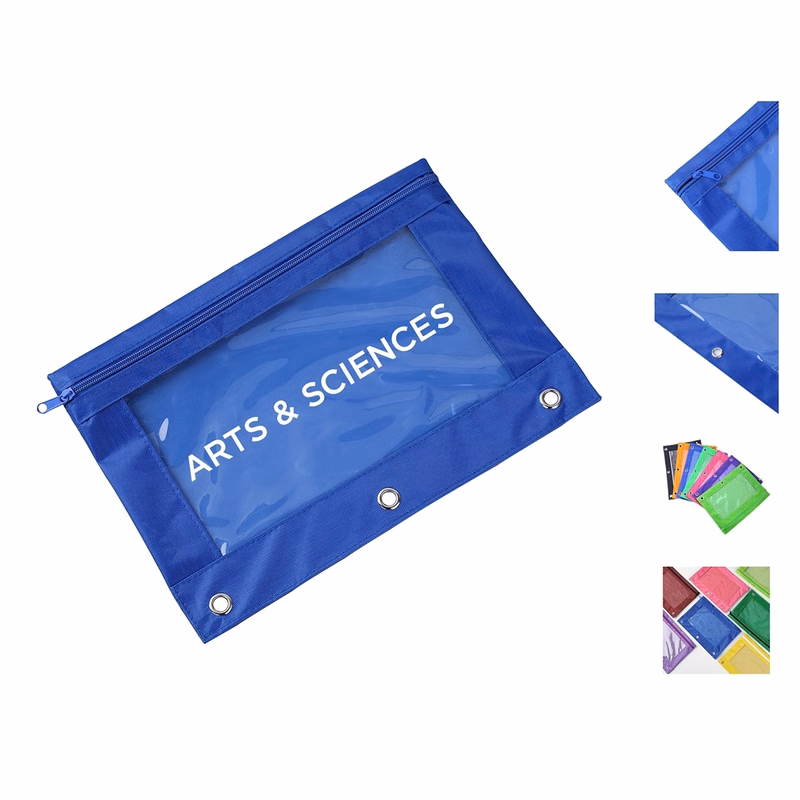 Clear Zippered Pencil Case