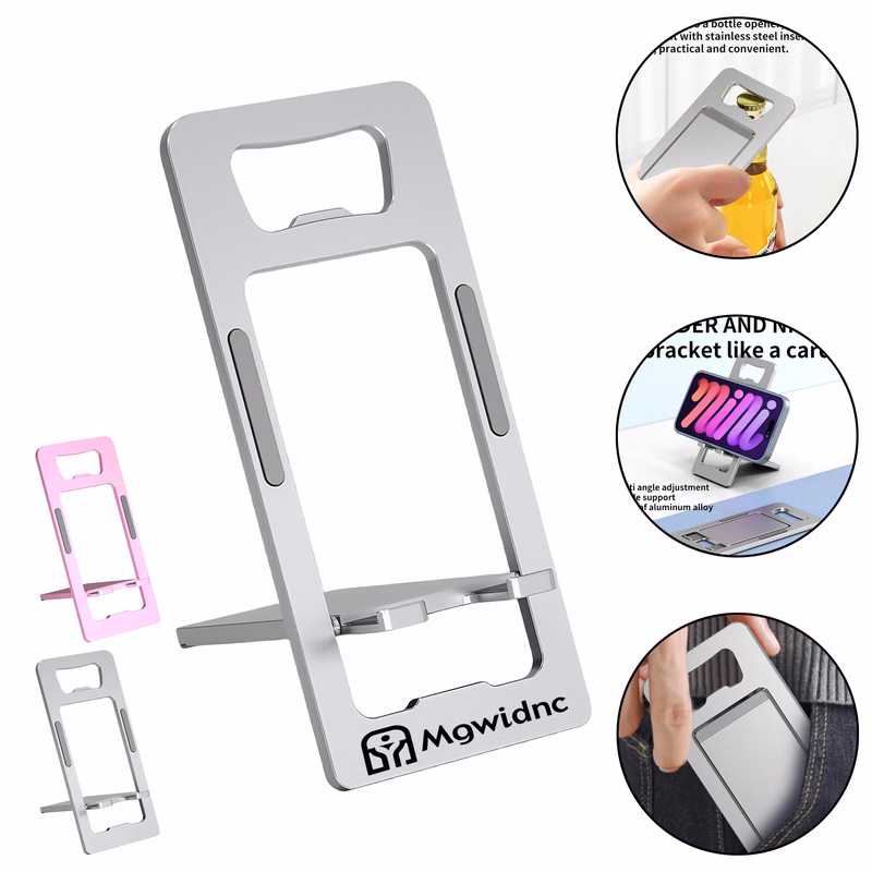 Card-Style Aluminum Phone Stand