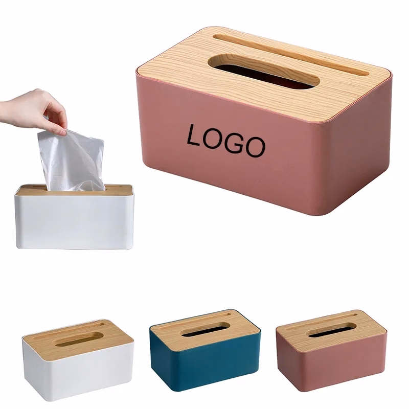 Wood Tissue Box