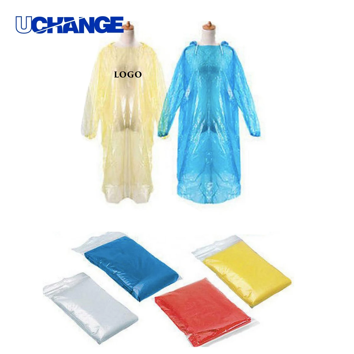 Portable Disposable Poncho for Rain 1